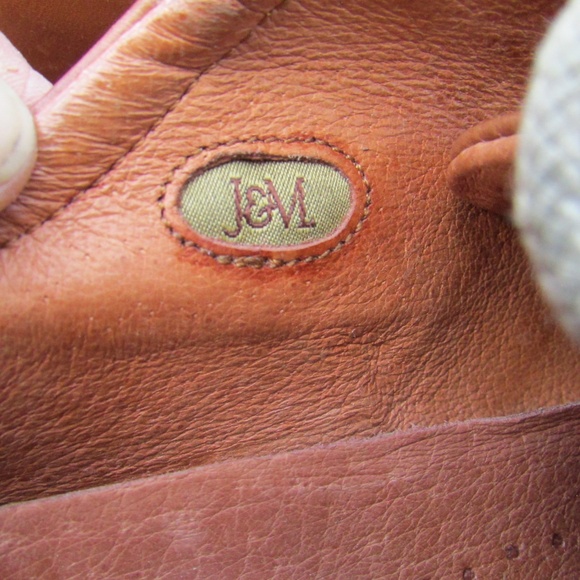 Johnston & Murphy tan leather casual oxfords, handcrafted in ?? Italy main image 9